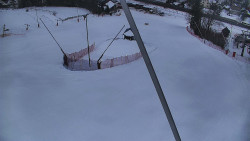 Spodní část sjezdovky skiareálu Karolinka