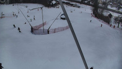 Spodní část sjezdovky skiareálu Karolinka