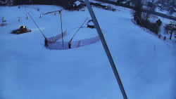 Spodní část sjezdovky skiareálu Karolinka