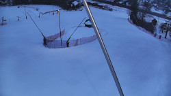 Spodní část sjezdovky skiareálu Karolinka