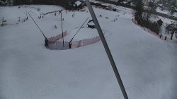 Spodní část sjezdovky skiareálu Karolinka