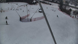 Spodní část sjezdovky skiareálu Karolinka