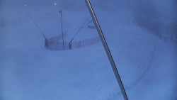 Spodní část sjezdovky skiareálu Karolinka