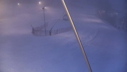 Spodní část sjezdovky skiareálu Karolinka