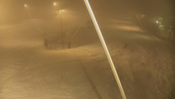 Spodní část sjezdovky skiareálu Karolinka