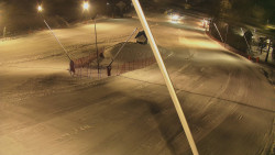 Spodní část sjezdovky skiareálu Karolinka