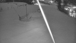 Spodní část sjezdovky skiareálu Karolinka