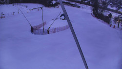 Spodní část sjezdovky skiareálu Karolinka