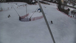 Spodní část sjezdovky skiareálu Karolinka