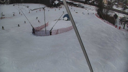 Spodní část sjezdovky skiareálu Karolinka