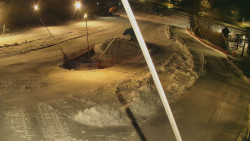 Spodní část sjezdovky skiareálu Karolinka