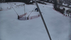 Spodní část sjezdovky skiareálu Karolinka