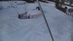 Spodní část sjezdovky skiareálu Karolinka