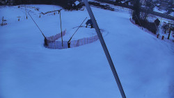 Spodní část sjezdovky skiareálu Karolinka