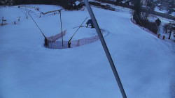 Spodní část sjezdovky skiareálu Karolinka