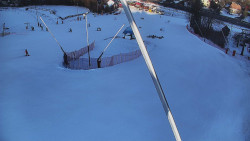 Spodní část sjezdovky skiareálu Karolinka