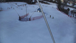 Spodní část sjezdovky skiareálu Karolinka