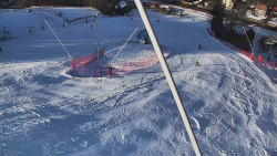 Spodní část sjezdovky skiareálu Karolinka