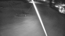 Spodní část sjezdovky skiareálu Karolinka