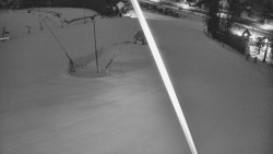 Spodní část sjezdovky skiareálu Karolinka