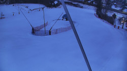 Spodní část sjezdovky skiareálu Karolinka