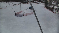 Spodní část sjezdovky skiareálu Karolinka