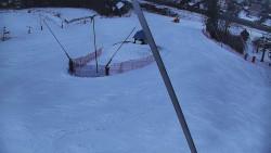 Spodní část sjezdovky skiareálu Karolinka