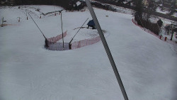 Spodní část sjezdovky skiareálu Karolinka