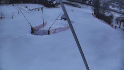 Spodní část sjezdovky skiareálu Karolinka