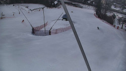 Spodní část sjezdovky skiareálu Karolinka