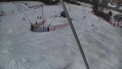 Spodní část sjezdovky skiareálu Karolinka