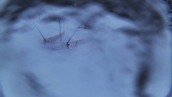 Spodní část sjezdovky skiareálu Karolinka