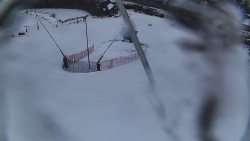 Spodní část sjezdovky skiareálu Karolinka