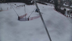 Spodní část sjezdovky skiareálu Karolinka