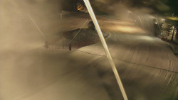 Spodní část sjezdovky skiareálu Karolinka