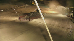 Spodní část sjezdovky skiareálu Karolinka