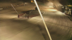 Spodní část sjezdovky skiareálu Karolinka