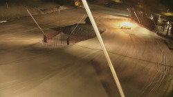 Spodní část sjezdovky skiareálu Karolinka