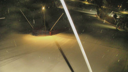 Spodní část sjezdovky skiareálu Karolinka