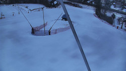 Spodní část sjezdovky skiareálu Karolinka