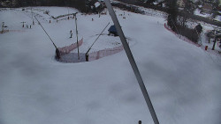 Spodní část sjezdovky skiareálu Karolinka