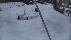 Spodní část sjezdovky skiareálu Karolinka