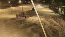 Spodní část sjezdovky skiareálu Karolinka