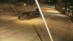 Spodní část sjezdovky skiareálu Karolinka