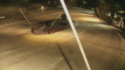 Spodní část sjezdovky skiareálu Karolinka