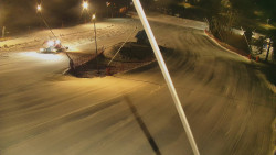 Spodní část sjezdovky skiareálu Karolinka