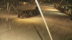 Spodní část sjezdovky skiareálu Karolinka