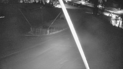 Spodní část sjezdovky skiareálu Karolinka