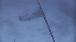 Spodní část sjezdovky skiareálu Karolinka