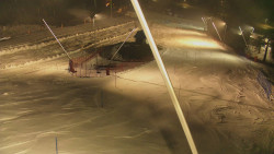 Spodní část sjezdovky skiareálu Karolinka